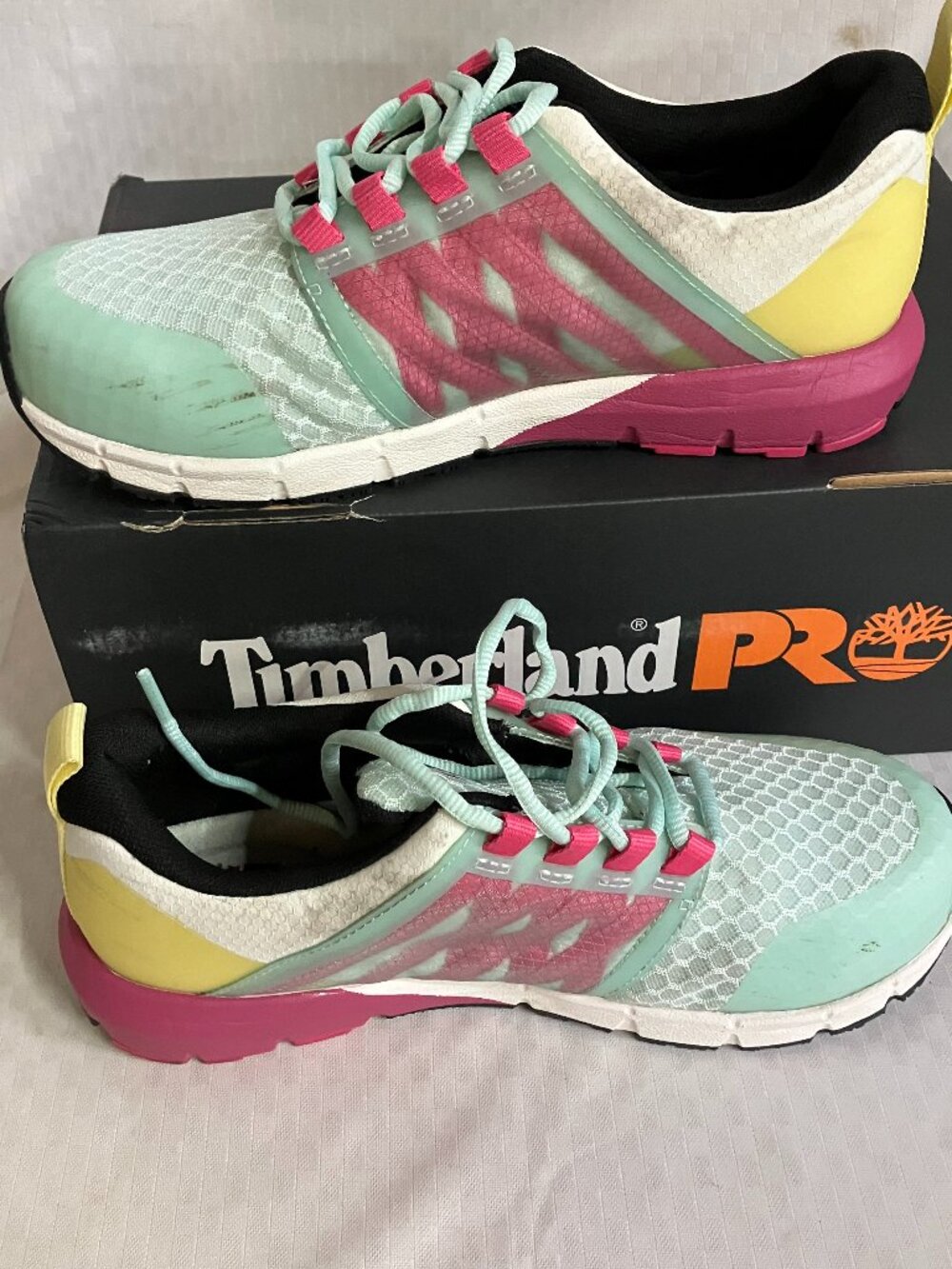 Timberland PRO Radius Shoes Women's Size 9 Multicolor Composite Safety Toe Work